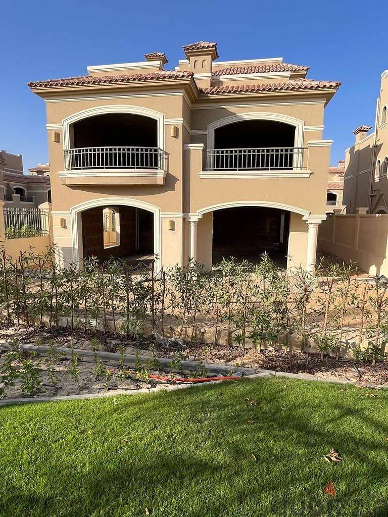 Villa for sale, 216 sqm, delivery now , in the most distinguished location of Shorouk City, El Patio 5 Compound 6