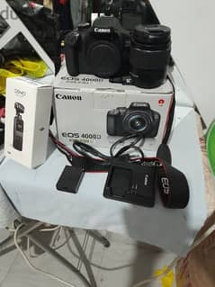 كاميرا Canon EOS 4000D
بكل مشتملاتها الاصليه كما ف الصورة بحالة الجديد