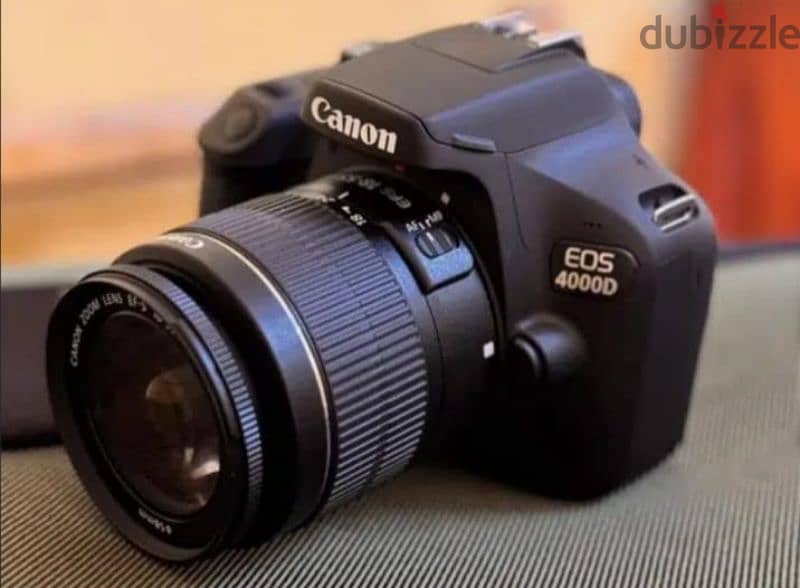 كاميرا Canon EOS 4000D
بكل مشتملاتها الاصليه كما ف الصورة بحالة الجديد 6