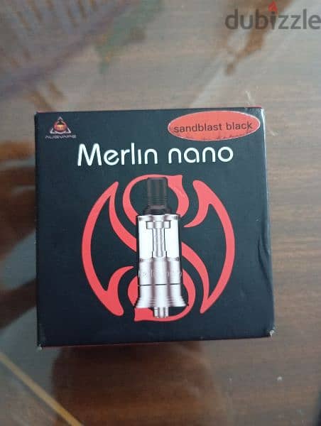 merlin nano mtl rta vape tank - تانك ميرلين نانو ام تي ال فيب 3