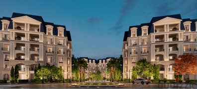 بمقدم 15% فقط  شقة غرفتين  كورنر للبيع متشبطة بالكامل في التجمع امام الرحاب بكمبوند نايل بوليفارد بالتقسيط حتي 7 سنوات  Nile Boulevard