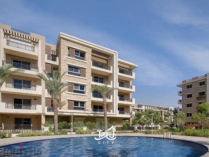 Apartment for sale in Taj City Compound, New Cairo, in front of Cairo Airport, in installments over 8 years, Taj City 5