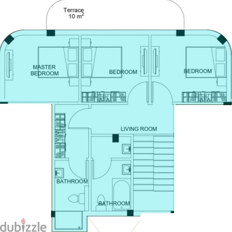 Duplex 221m+ Garden for sale in White Residence 16