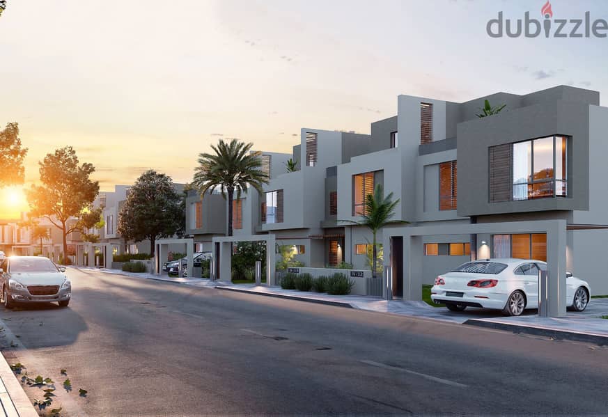 Townhouse 215 sqm, fully finished, in New Zayed, next to Sphinx Airport, The Estates Sodic Compound 3