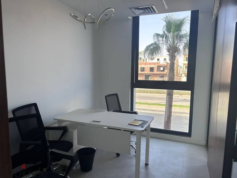 A fully furnished administrative headquarters for rent at the highest level in the Fifth Settlement 6