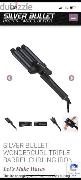 silver bullet curling iron 2