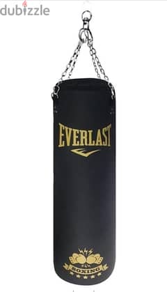 Everlast Filled with Tale Boxing Bag, Black Gold, 150cm بوكسنج باج