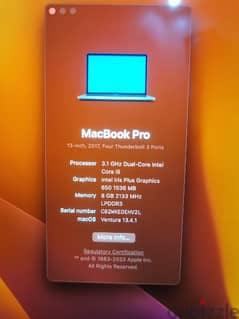 macbook pro 2017 touchbar