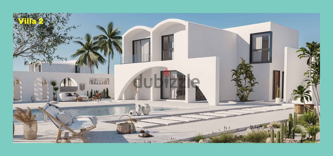"Pay in installments over 7 years and own a finished 110 square meter chalet in Salt compound, Ras El Hekma, on the new Fouka road 4
