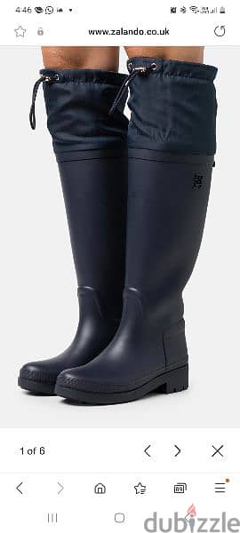 Tommy Rubber Boot size 38 fits 37/38 1