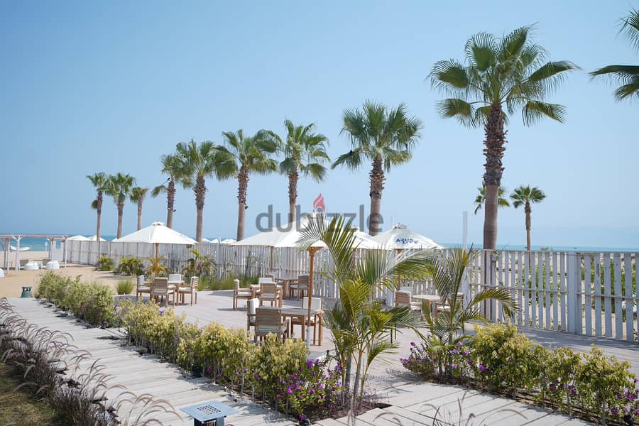 For sale penthouse chalet 100 first row on the sea Prime location with full privacy finished with air conditioning and kitchen in Ras El Hekma , North 2