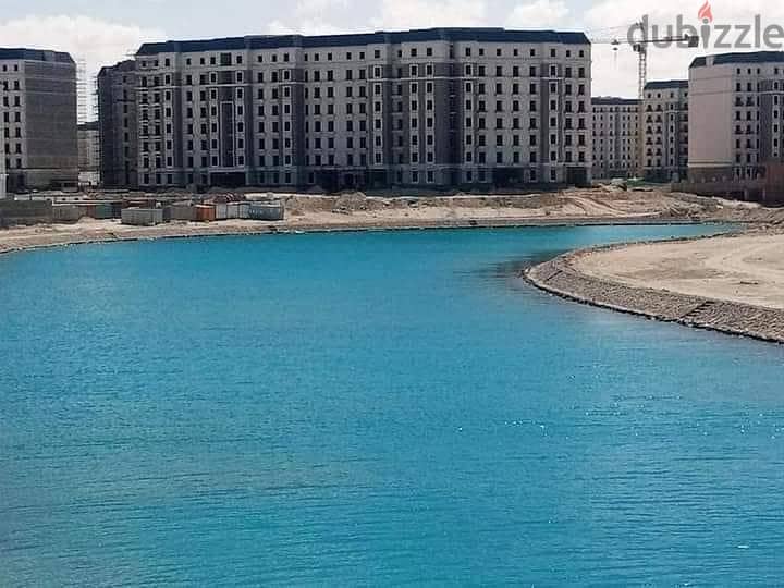 For sale apartment 126 m two rooms prime location view on Lake El Alamein and towers, installments North Coast, New Alamein 4