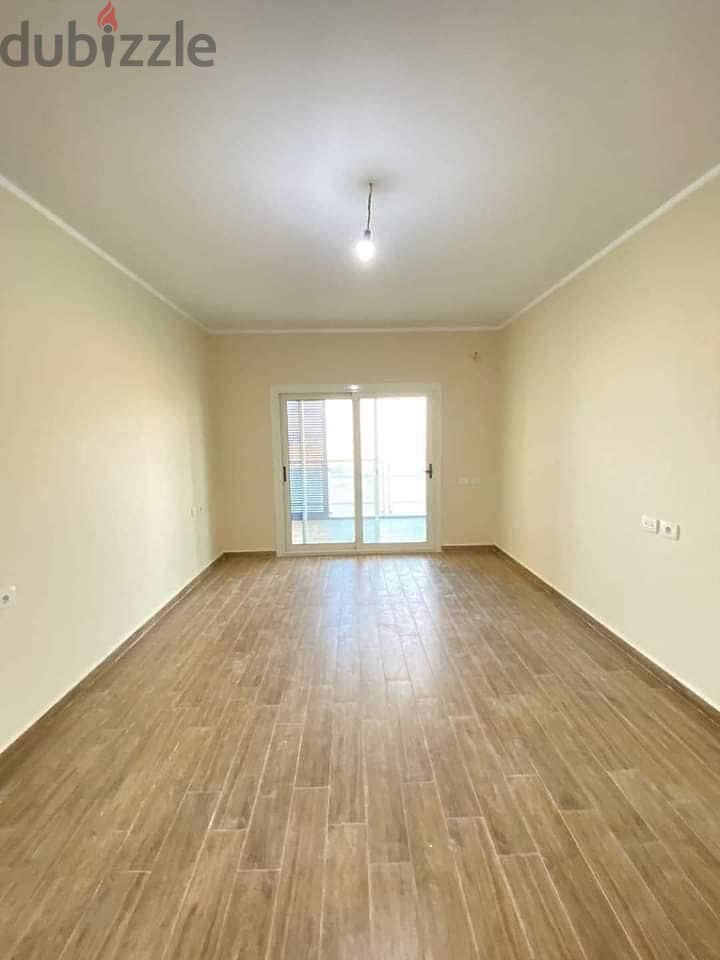 For sale apartment 126 m two rooms prime location view on Lake El Alamein and towers, installments North Coast, New Alamein 7