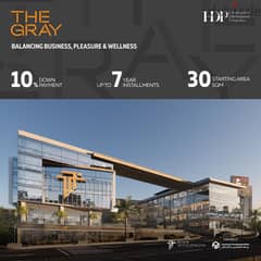 Office for sale 100 m next to the Attorney General's Office in the Fifth Settlement on El Nasr Road in installments