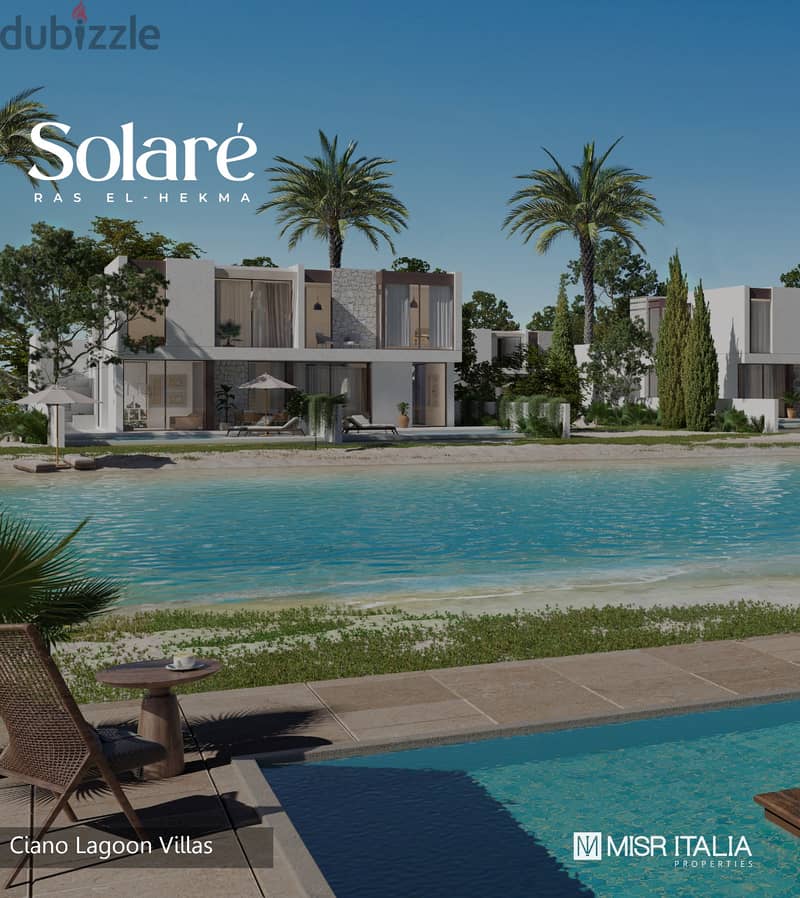 شاليه للبيع غرفتين 119م متشطب في راس الحكمه بـ سولاري بمقدم 5% Solare 4