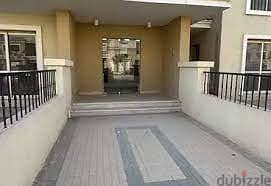 Apartment with garden for sale 142m 3 rooms Sarai New Cairo next to Madinaty 10% down payment and 120% discount on the increase of the down payment 27