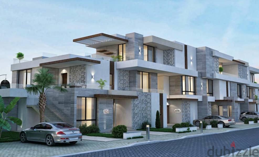chalet 1bedroom + roof for sale at azha north coast with installments 1