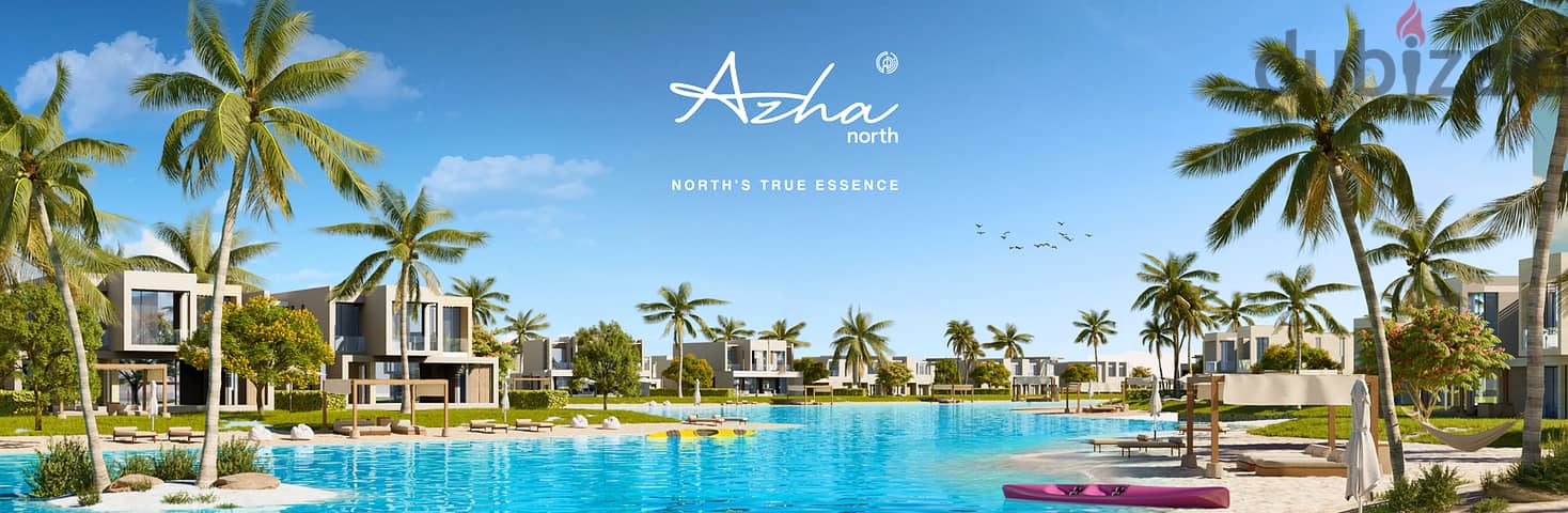 chalet 1bedroom + roof for sale at azha north coast with installments 3