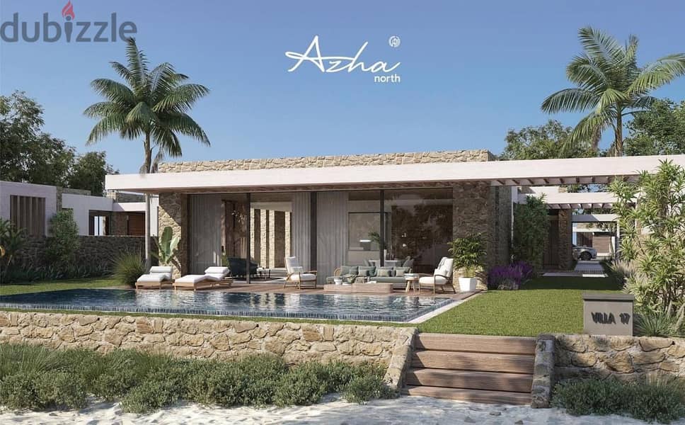 chalet 1bedroom + roof for sale at azha north coast with installments 7