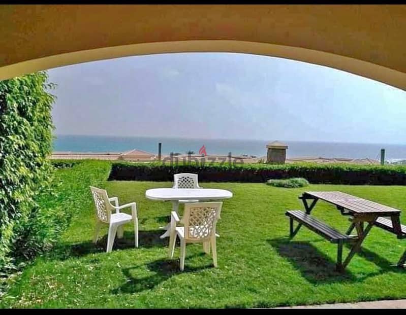 Chalet with garden 3 rooms for sale immediate receipt fully finished ultra super lavista topaz Ain Sokhna Panorama Sea View special discount on cash 1