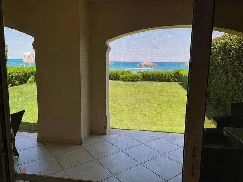 Chalet with garden 3 rooms for sale immediate receipt fully finished ultra super lavista topaz Ain Sokhna Panorama Sea View special discount on cash 19