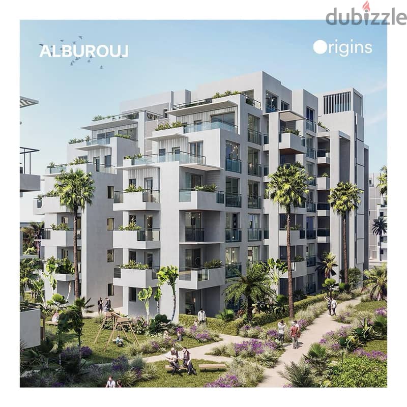 Apartment for sale, fully finished, in Al Burouj Al Shorouk, with the lowest down payment and longest repayment period 0