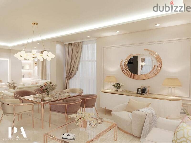 Own a fully finished apartment in a full-service compound in the most prestigious areas of New Cairo 1