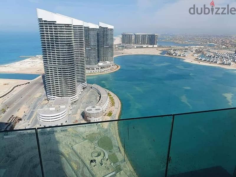 Apartment for sale in installments in a very special location, immediate receipt, sea view, fully finished, in New Alamein Towers 7