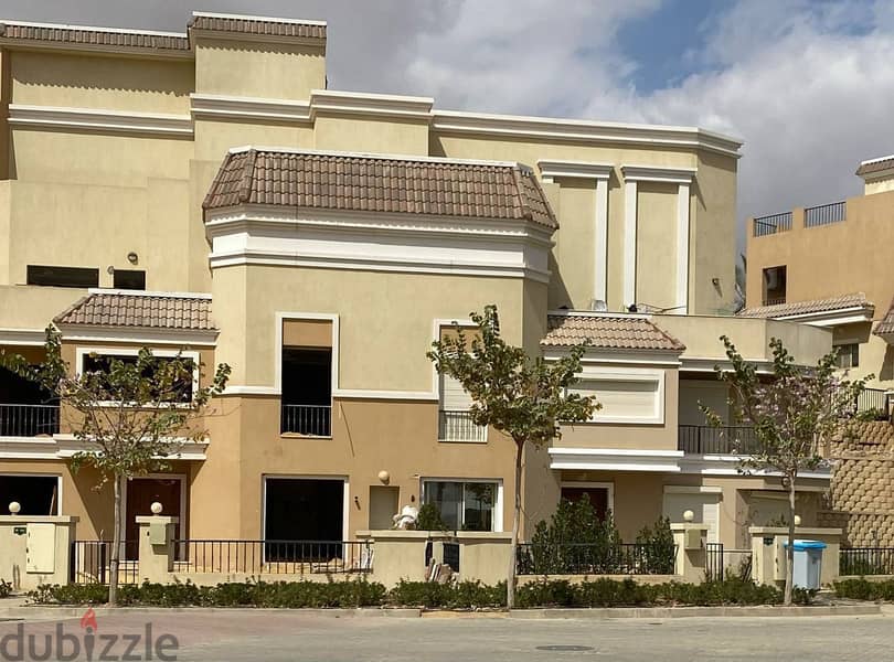 Villa for sale at the price of an apartment with a 42% cash discount in the newest phase of Saray on Suez Road, the intersection of Al-Amal axis, Sur- 1