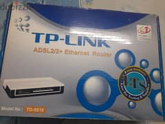 راوتر TP-LINK موديل TD-8816 كالجديد 0