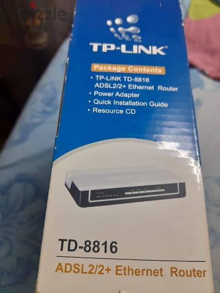 راوتر TP-LINK موديل TD-8816 كالجديد 3