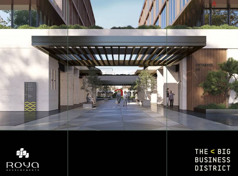 A complete administrative building for sale, directly on the ring road, with an area of 2700 square meters, from Roya Development 7