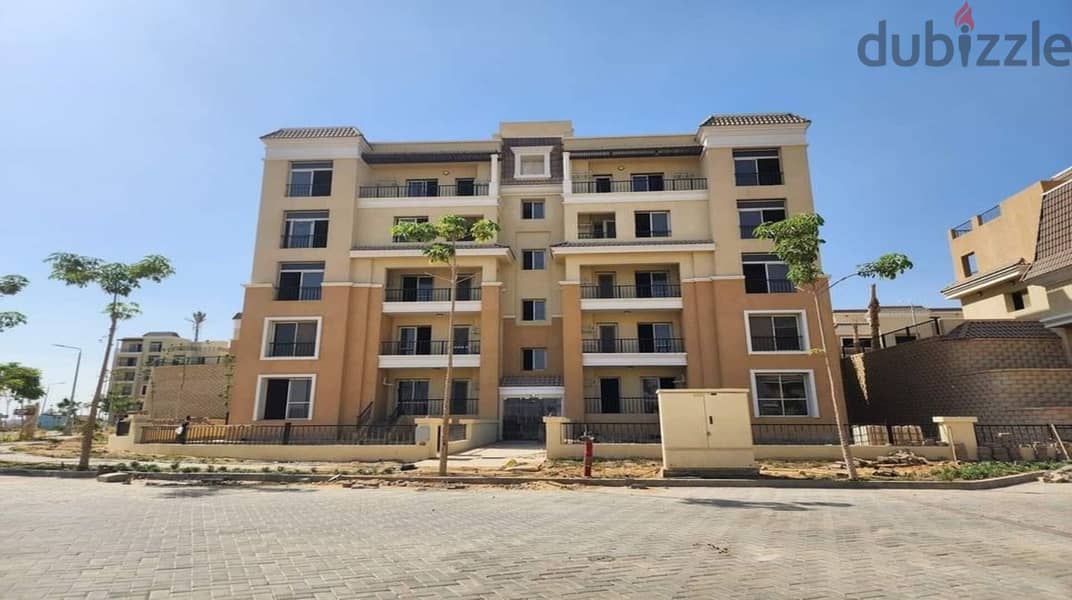 3-bedroom apartment for sale in Sarai Compound, with a down payment of 700,000 and installments over 8 years without interest. 2