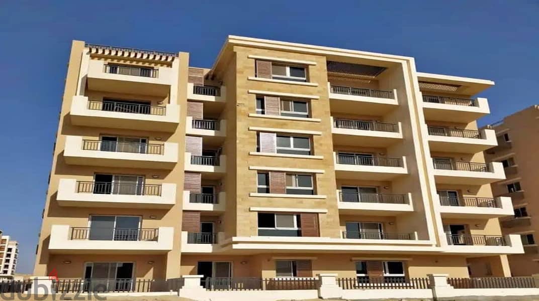Prime location apartment for sale in Sarai Compound, New Cairo Direct on Al Amal Road 4