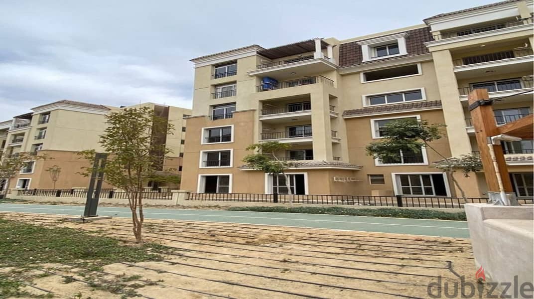 Prime location apartment for sale in Sarai Compound, New Cairo Direct on Al Amal Road 5