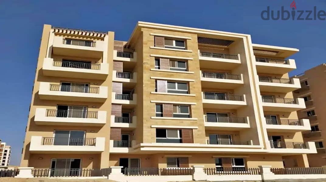 Apartment for sale in Sarai Compound, New Cairo, in installments over 8 years, direct on Al Amal Road 4