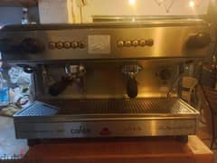 ماكينة قهوة و كابتشينو أسباني + مطحنة بن منفصلة