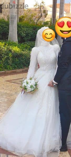 فستان زفاف تلبيس من 50 ل 65 كيلو 3