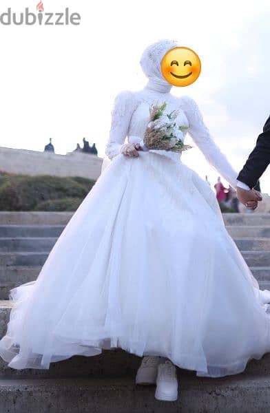 فستان زفاف تلبيس من 50 ل 65 كيلو 4