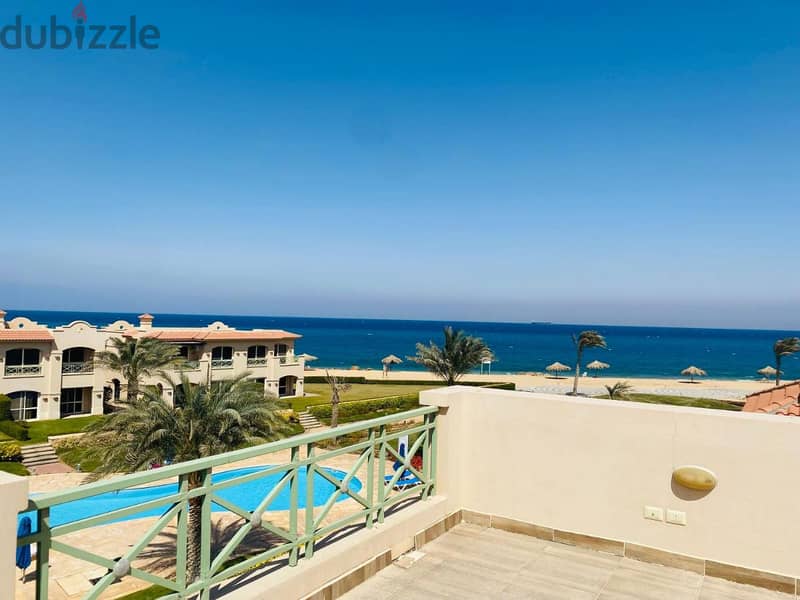 For sale, fully finished panoramic view chalet, immediate receipt in installments, in La Vista Topaz, Ain Sokhna 2