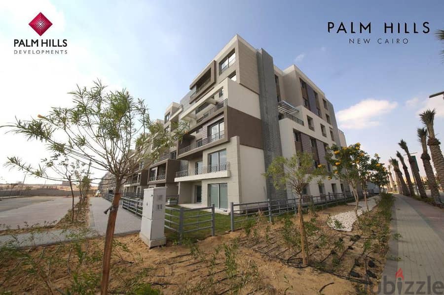 شقة 205م للبيع في بالم هيلز نيو كايرو Palm Hills new cairo استلام فورى فيو لاندسكيب موقع مميز 1