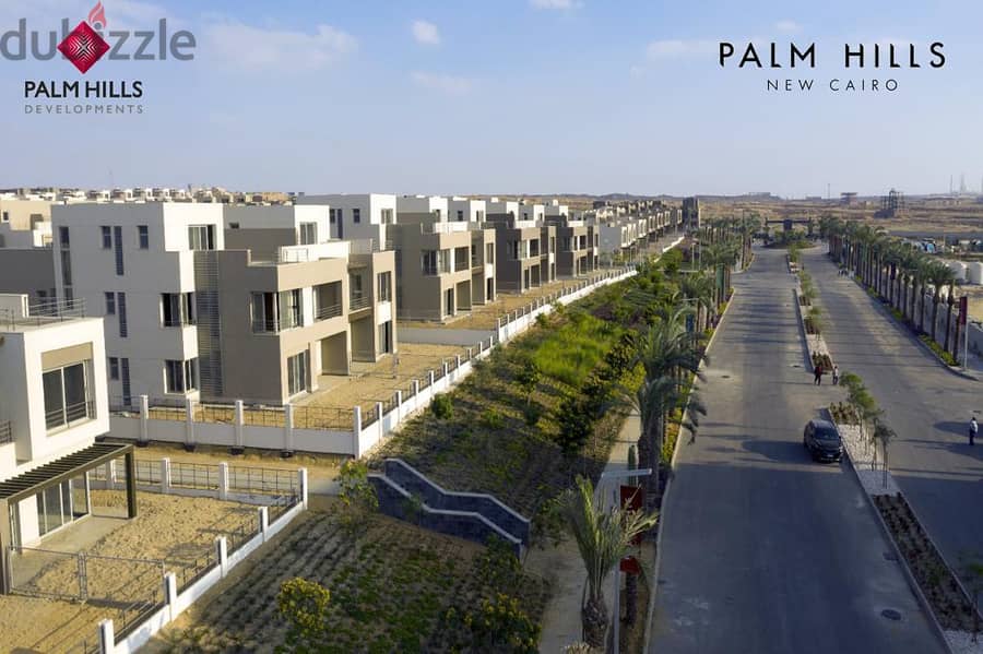 شقة 205م للبيع في بالم هيلز نيو كايرو Palm Hills new cairo استلام فورى فيو لاندسكيب موقع مميز 8