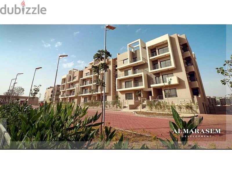 The lowest price for a fully finished apartment with air conditioners and a kitchen in Al Marasem Fifth Square Compound, ready to move 6