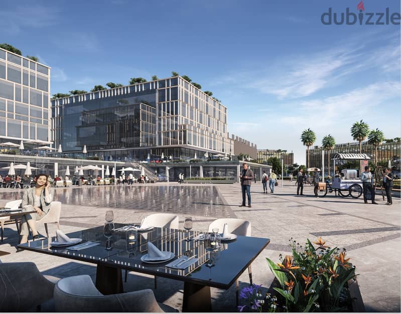 10% DP F&B Retail Ground floor Total Area 236m² in Atom mall next to AUC, 5th settlement installment up to 8 years delivery in 3 yrs serviced by JLL 0