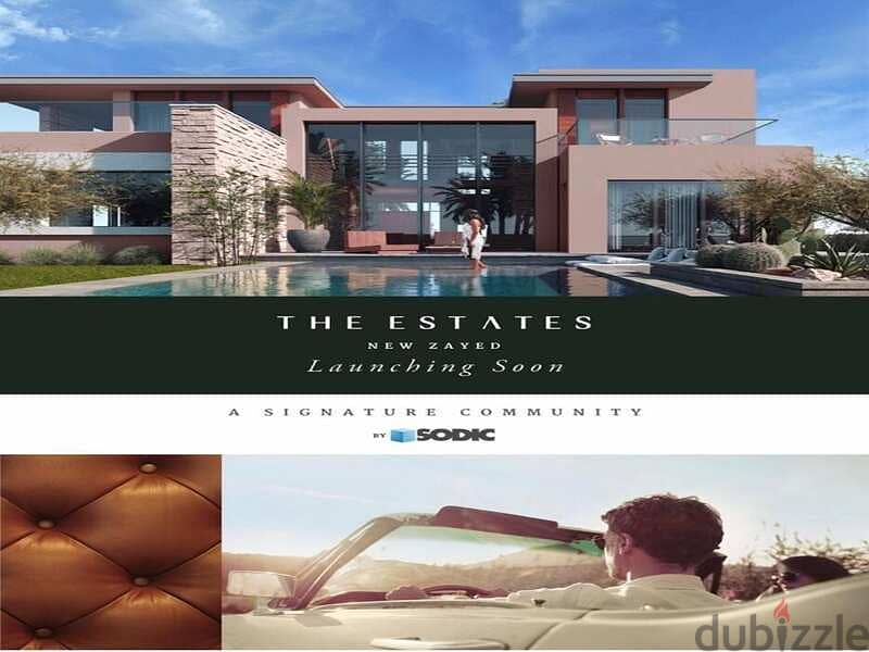 Villa ready to move, land area 803 sqm, for sale in Sodic The Estates, Zayed, with 5% down payment 10