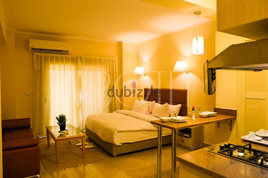 Studio Furnished Modern for rent in Katameya Dunes First ROW 4