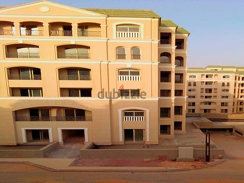 apartment corner view landscape ready to move , lavenir mostakbal city 3