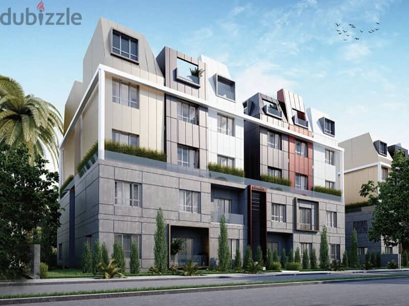 شقة بموقع متميز جدا للبيع بمقدم وتقسيط علي 7 سنوات في بلوم فيلدز من شركة تطوير مصر Bloomfields by Tatweer Misr 2