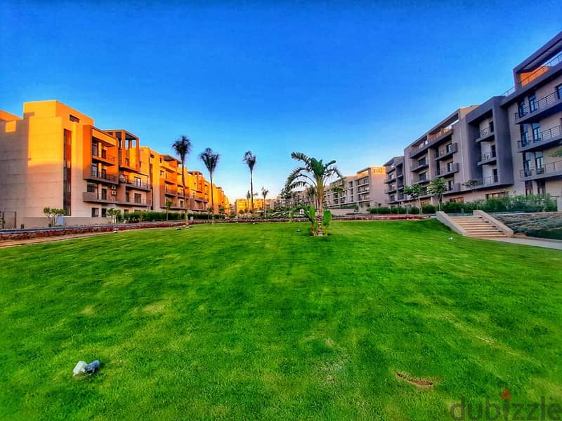 Penthouse 136 sqm with 70 sqm roof for sale in Al Marasem Compound Fifth Square Open View Landscape 9