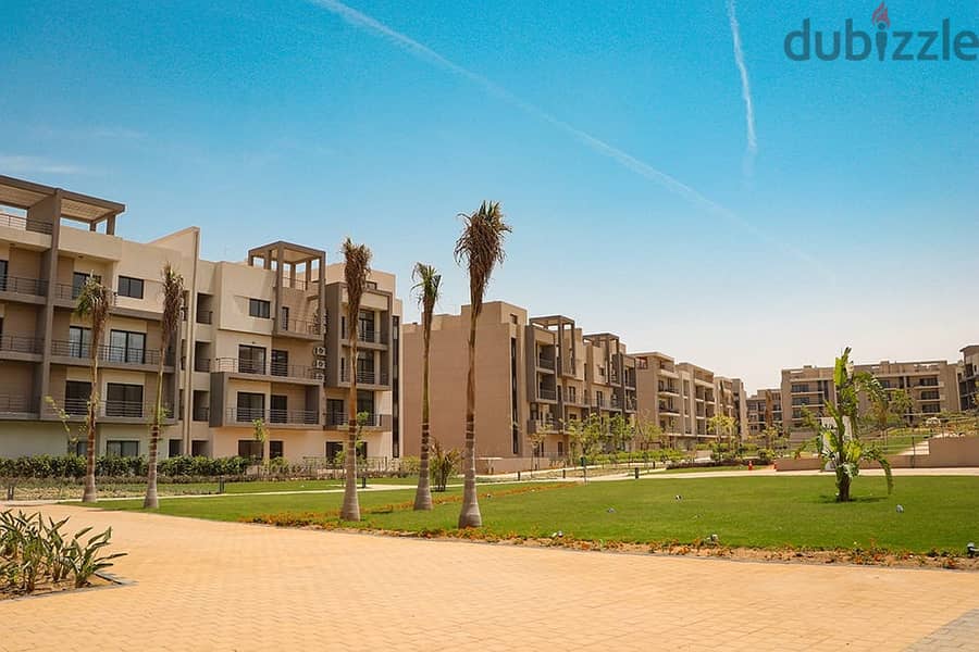 Penthouse 136 sqm with 70 sqm roof for sale in Al Marasem Compound Fifth Square Open View Landscape 10